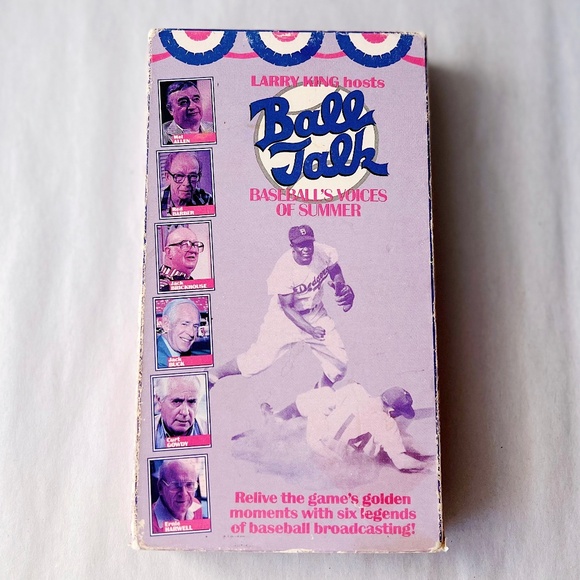 Larry King Hosts Ball Talk: Baseball’s Voices of Summer VHS - Tested - Picture 1 of 6
